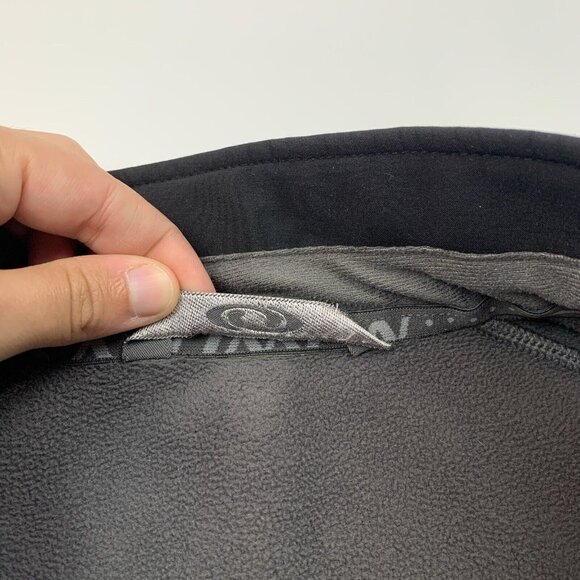 Salomon Womens Size Small Black Soft Shell Full Zip Jacket Spell Out Logo Hiking - Picture 7 of 15